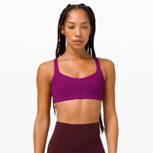 NWT Lululemon free to be bra purple